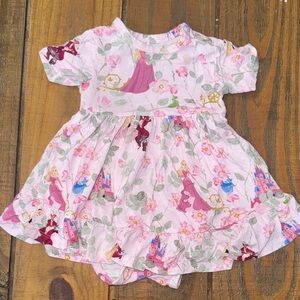Posh Peanut Pink Princess Dress DISNEY SIZE 3/6 months